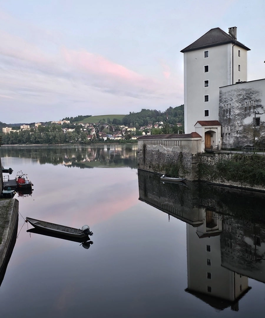Ilzstadt in Passau mit Schaiblingsturm – Altbauten mit älteren Heizungsanlagen im Bestand